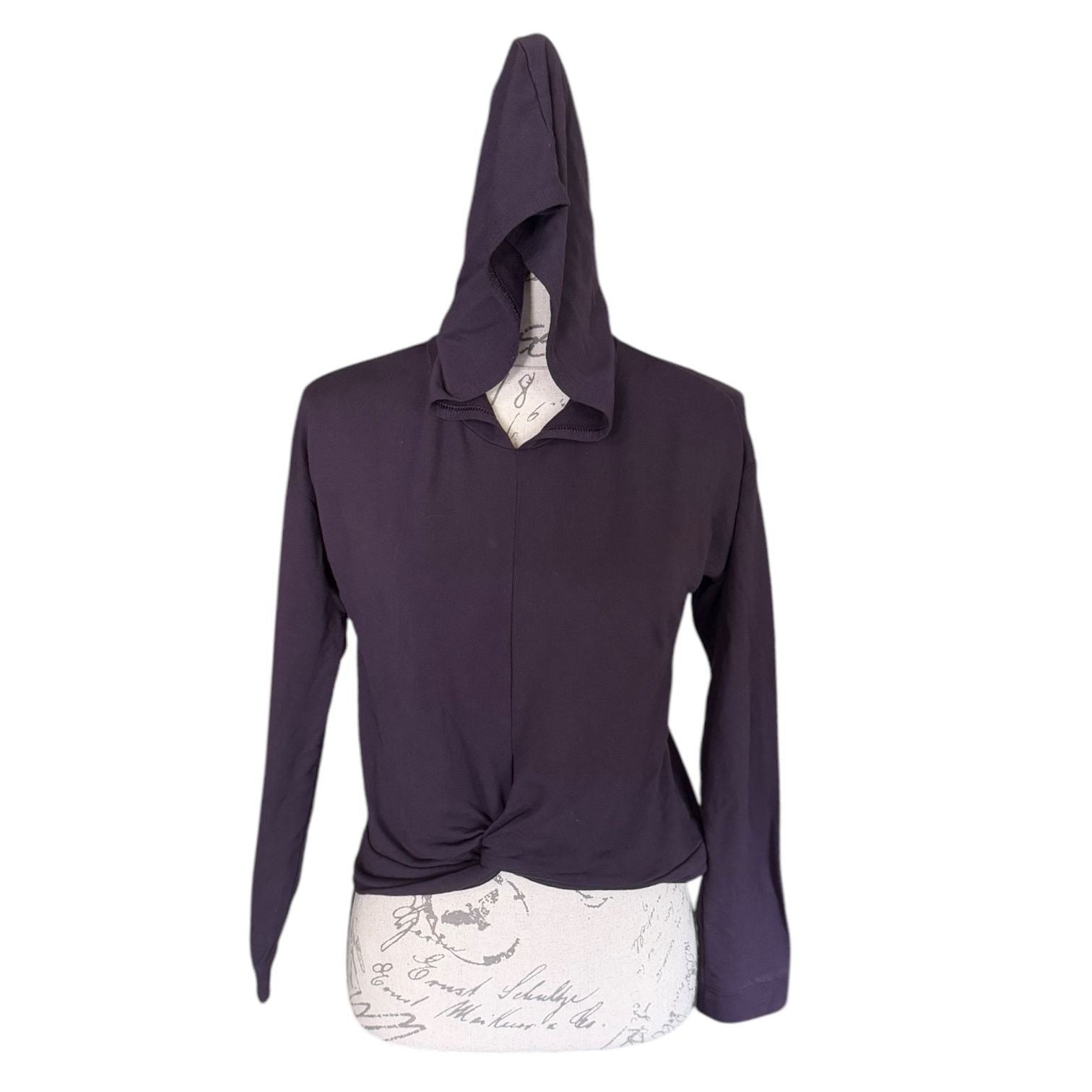 Other Zella Purple Knot Front Long Sleeve Large 10 12 Euc T-Shirts, Hoodie, Sweatshirt