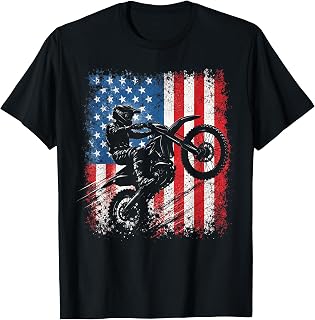 Dirt Bike Shirts for Men Boys Kids Gear Motocross Dirtbike T-Shirt