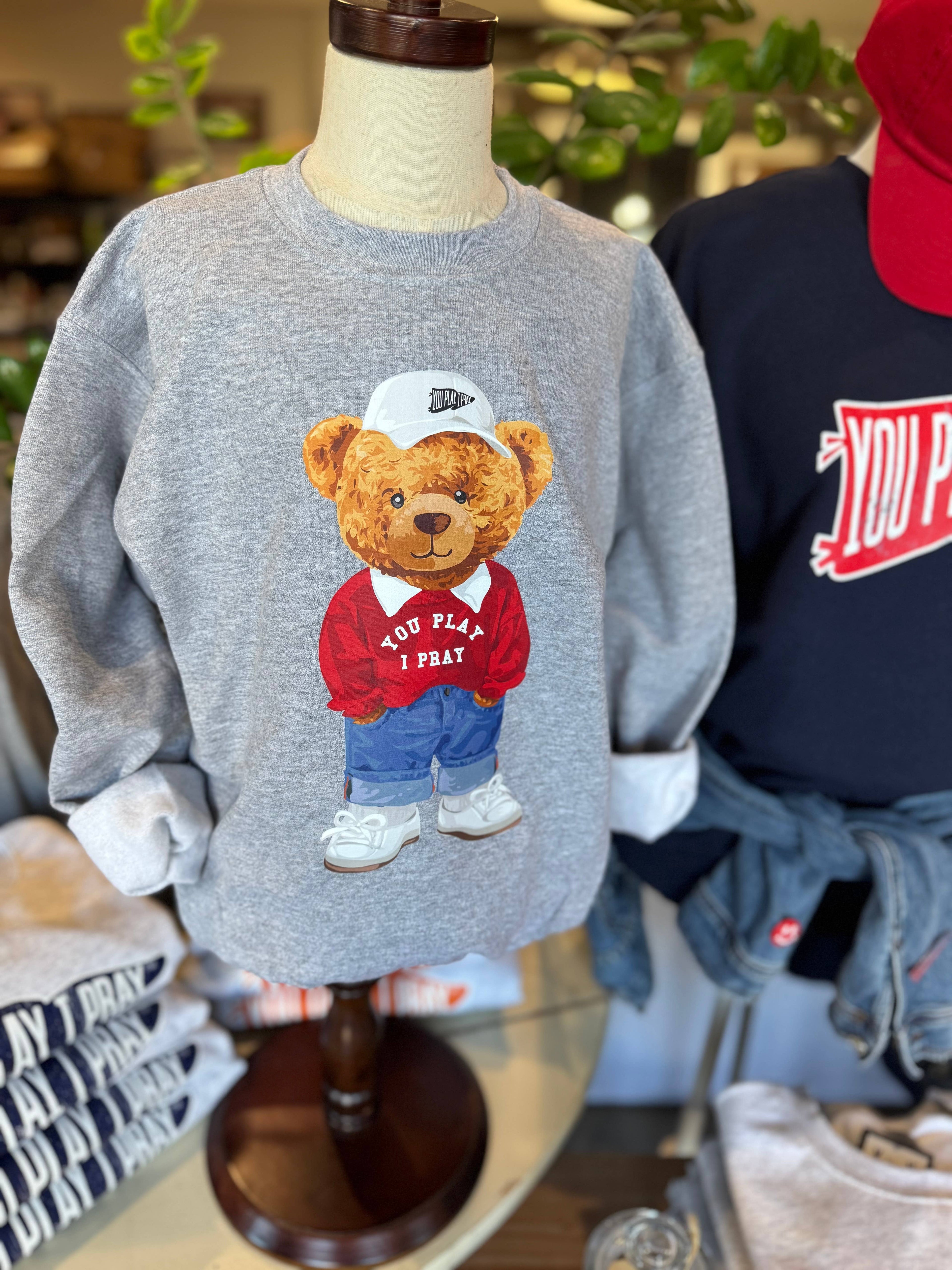 Bear Gameday Sweatshirt | Youth Team Spirit T-Shirts, Hoodie | PodTeesHub.com