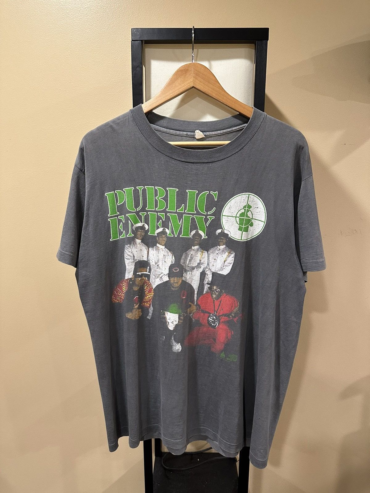 Enemy Vintage Public Enemy Apocalypse 1992 Grey Faded Tee Hoodie, Sweatshirt | PodTeesHub.com