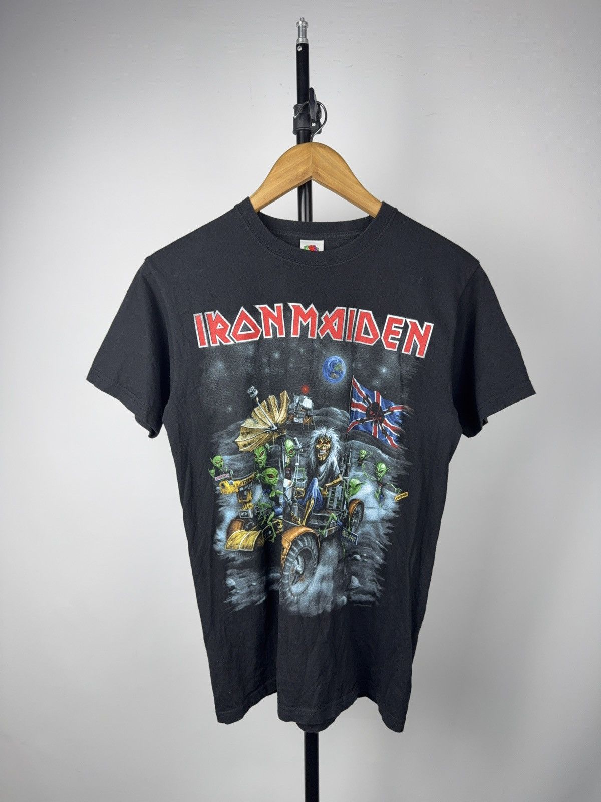 Maiden 00s Iron Maiden 2011 Eddie Bulldozer Vintage Band T Shirt Hoodie, Sweatshirt | PodTeesHub.com