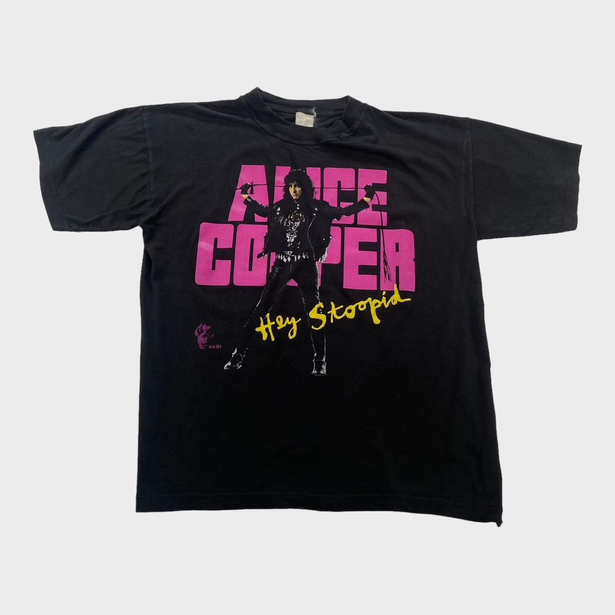 Iron Maiden X Vintage 1991 Alice Cooper Hey Stoopid T Shirt Hoodie, Sweatshirt | PodTeesHub.com