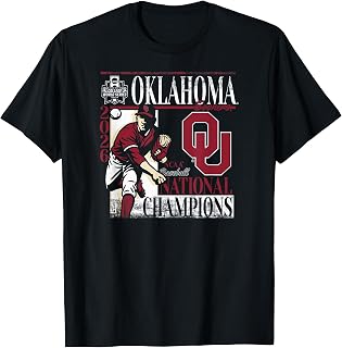 Oklahoma Sooners National Champs 2026 Baseball CWS Vintage T-Shirt