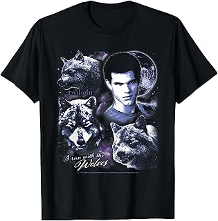 I Run with the Wolves Jacob Werewolf Retro Movie T-Shirt
