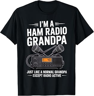 Funny Ham Radio Art for Men Amateur Radio Operator Ham Radio T-Shirt