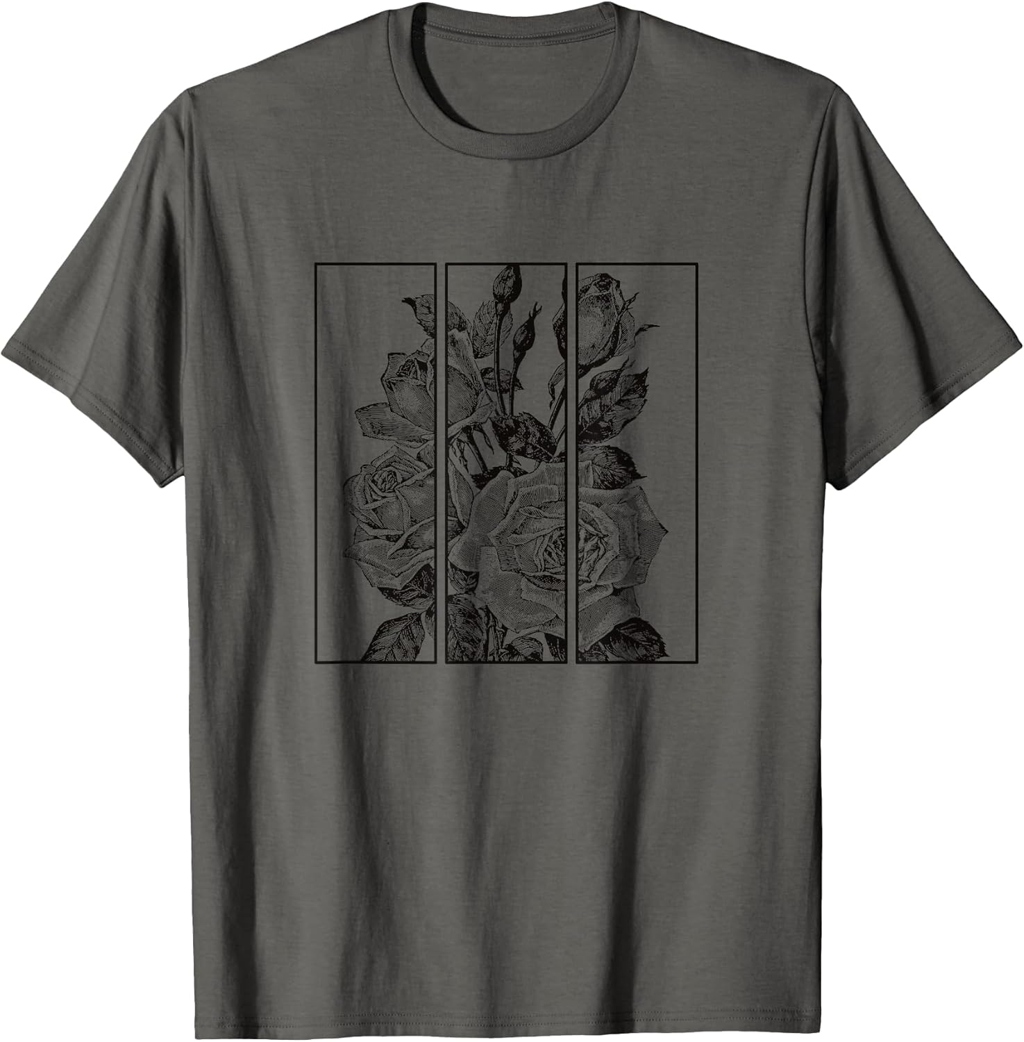 Black Roses Aesthetic Clothing Soft Grunge Clothes Women Men T-Shirt
