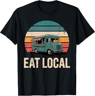 Funny Food Truck Costume for Men Women Kids Food Truck Owner T-Shirt