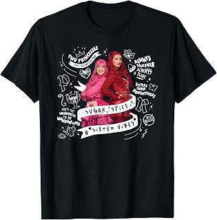 Descendants: Wicked Wonderland Sugar Spice Sis Vibes T-Shirt