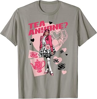 Descendants: Wicked Wonderland Tea Anyone? Pink Icons T-Shirt