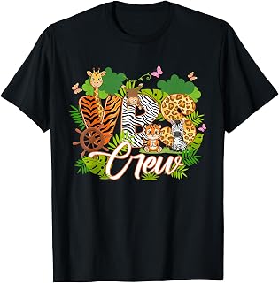 VBS Crew Vacation Bible School Jungle Animals Adventures T-Shirt
