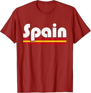Spanish Fan Retro Spain Flag T-Shirt