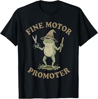 Fine Motor Promoter Occupational Therapist SPED Teacher Frog T-Shirt