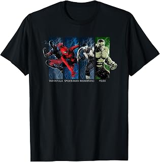 Studios Spider-Man BND Movie 2026 Heroes and Villains T-Shirt