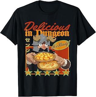 Delicious in Dungeon Senshi It's Ready Portrait Kanji Anime T-Shirt