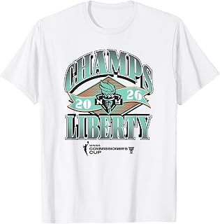 WNBA 2026 Commissioner's Cup Liberty Champs Title T-Shirt