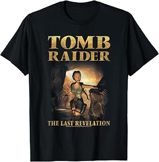 Tomb Raider The Last Revelation Cave Scene Retro Video Game T-Shirt