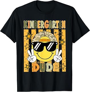 First Day of Kindergarten Shirt Boys Kids 1st Back to School T-Shirt