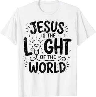 Jesus is The Light of The World John 8 12 VBS Illumination T-Shirt
