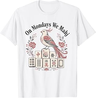 Mahjong Bird Bam On Mondays We Mahj T-Shirt