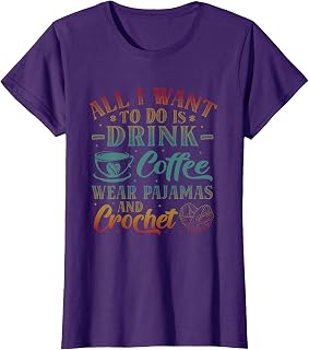 Coffee Pajamas and Crochet - Love Crocheting T-Shirt