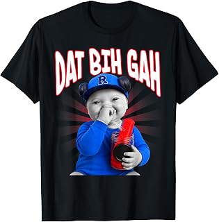 Funny Dat Bih Gah Niche Ai Baby Viral Meme Gen Z T-Shirt