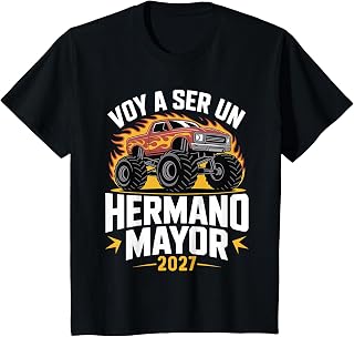 Kids Hermano Mayor 2027 Big Brother Spanish Announcement T-Shirt