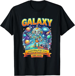 VBS 2026 Christian Space Adventure Galaxy Weekend T-Shirt