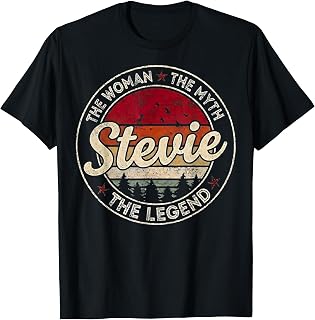 Vintage The Men The Myth Stevie Legends Gifts for Men Women T-Shirt