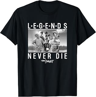 The Sandlot Legends Never Die Group Photo T-Shirt