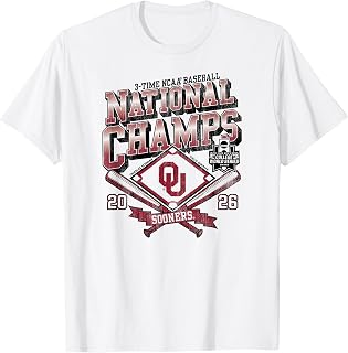 Oklahoma Sooners National Champs 2026 Baseball CWS Retro T-Shirt