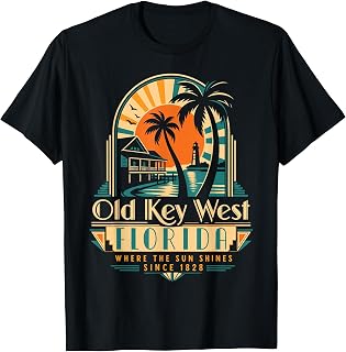 West Key Old Key-WEST Florida Where THE Sun Shines Vintage T-Shirt