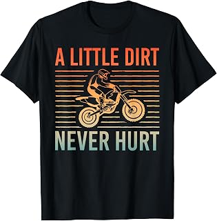 Cool Dirt Bike Art for Men Women Motor Bike Dirtbike Racing T-Shirt