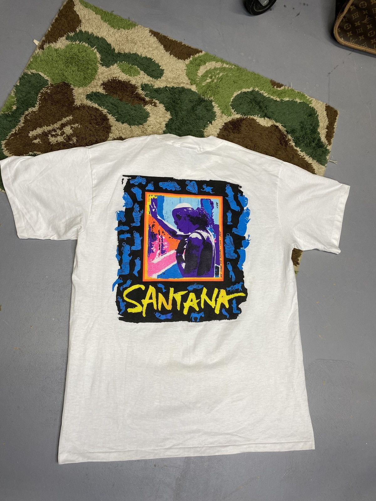 Vintage 90 S Satana Band T Shirt Rare Tour Tee Xlarge Hoodie, Sweatshirt | PodTeesHub.com