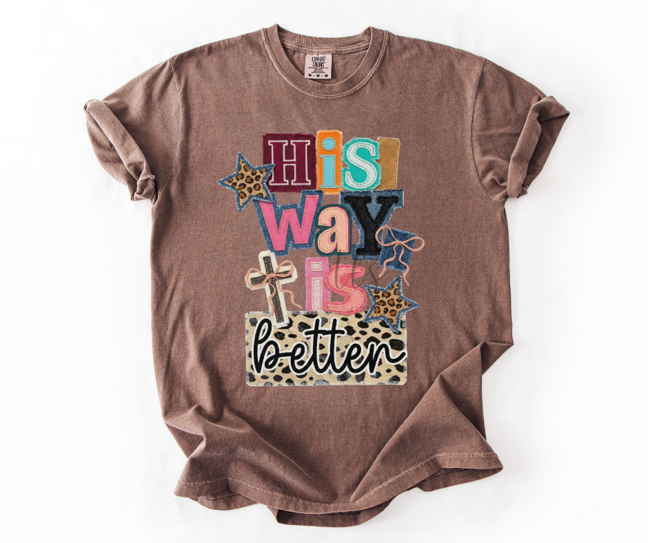 His Way Is Better Patchwork Leopard T-Shirt Hoodie, Sweatshirt | PodTeesHub.com