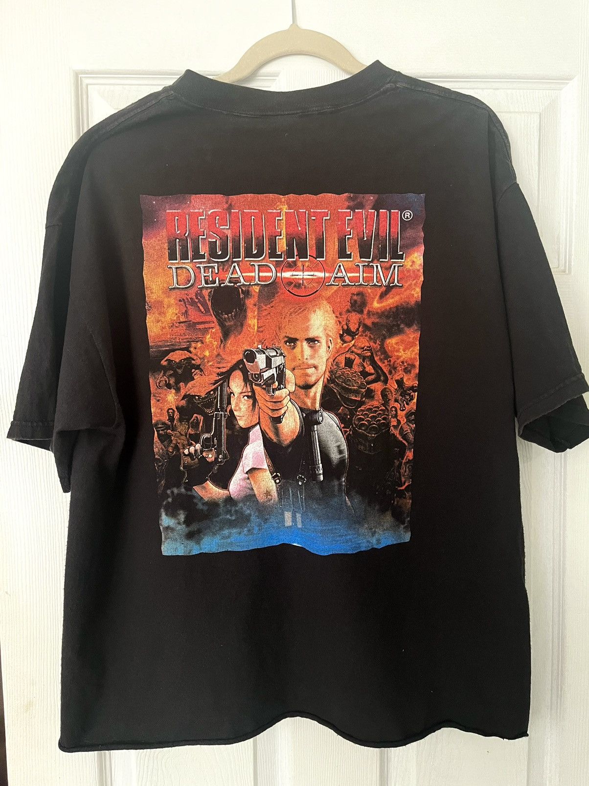 Vintage Resident Evil Dead Aim Promo Tee Hoodie, Sweatshirt | PodTeesHub.com