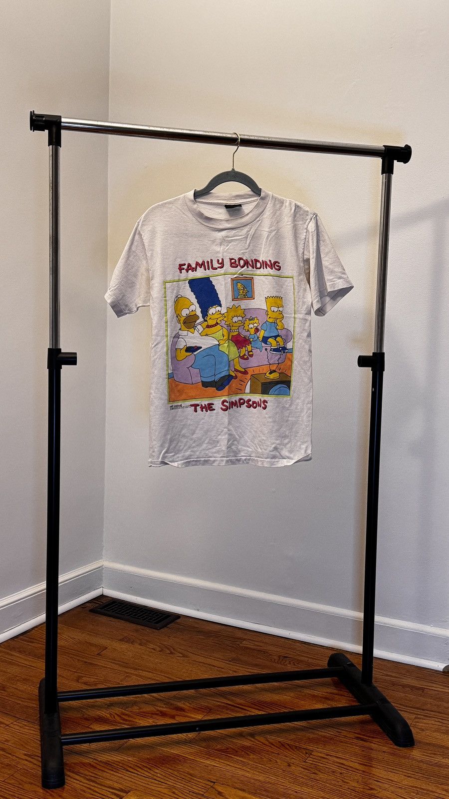 Vintage Simpsons Family Photo Vtg T Shirt Hoodie, Sweatshirt | PodTeesHub.com