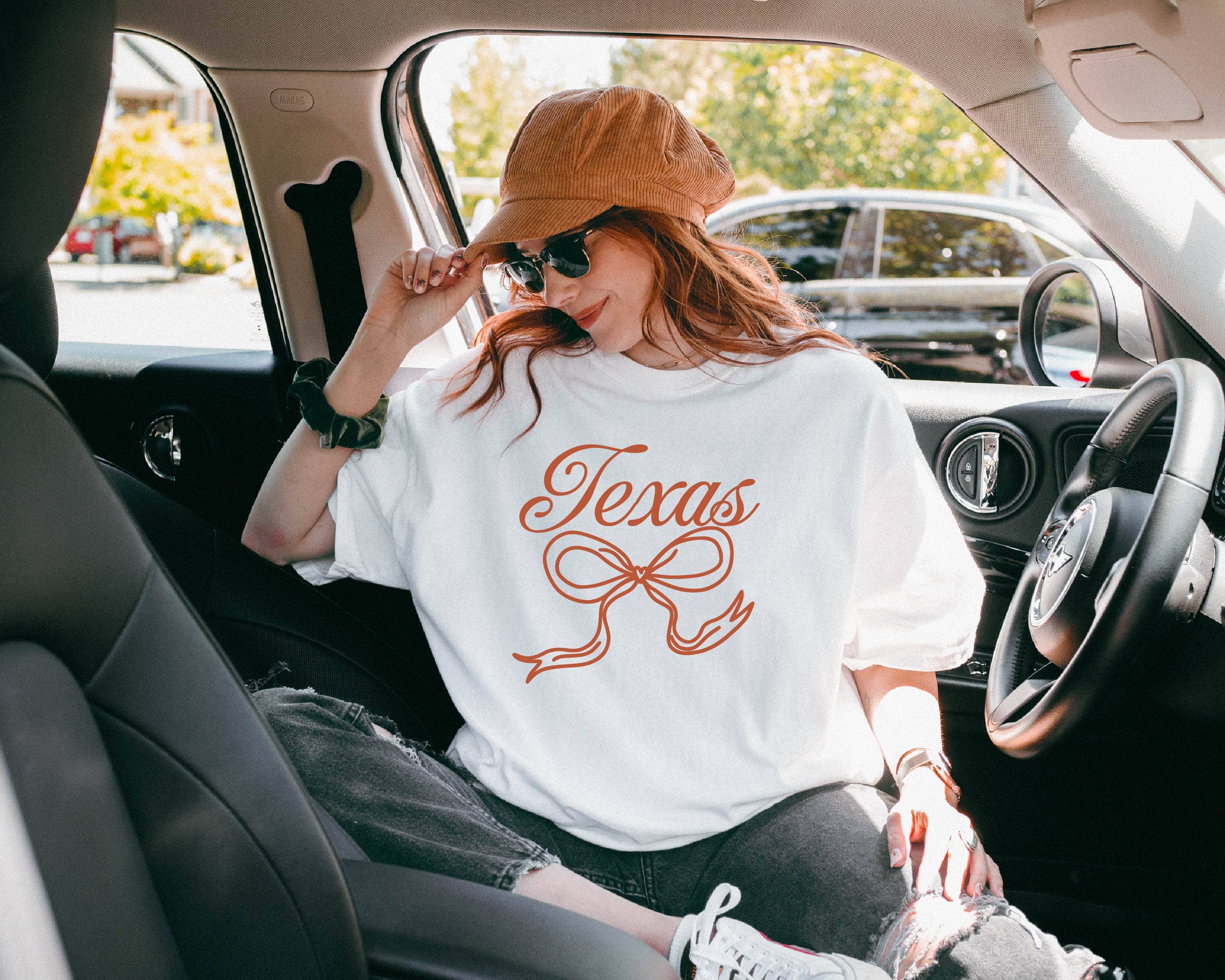 Texas Shirt, Gameday Shirt, Spring 2025 Clothing, Bows Hoodie, Sweatshirt | PodTeesHub.com