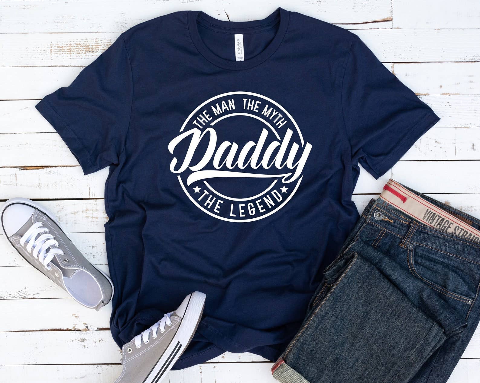 The Man the Myth the Legend Daddy T-Shirt Hoodie, Sweatshirt | PodTeesHub.com