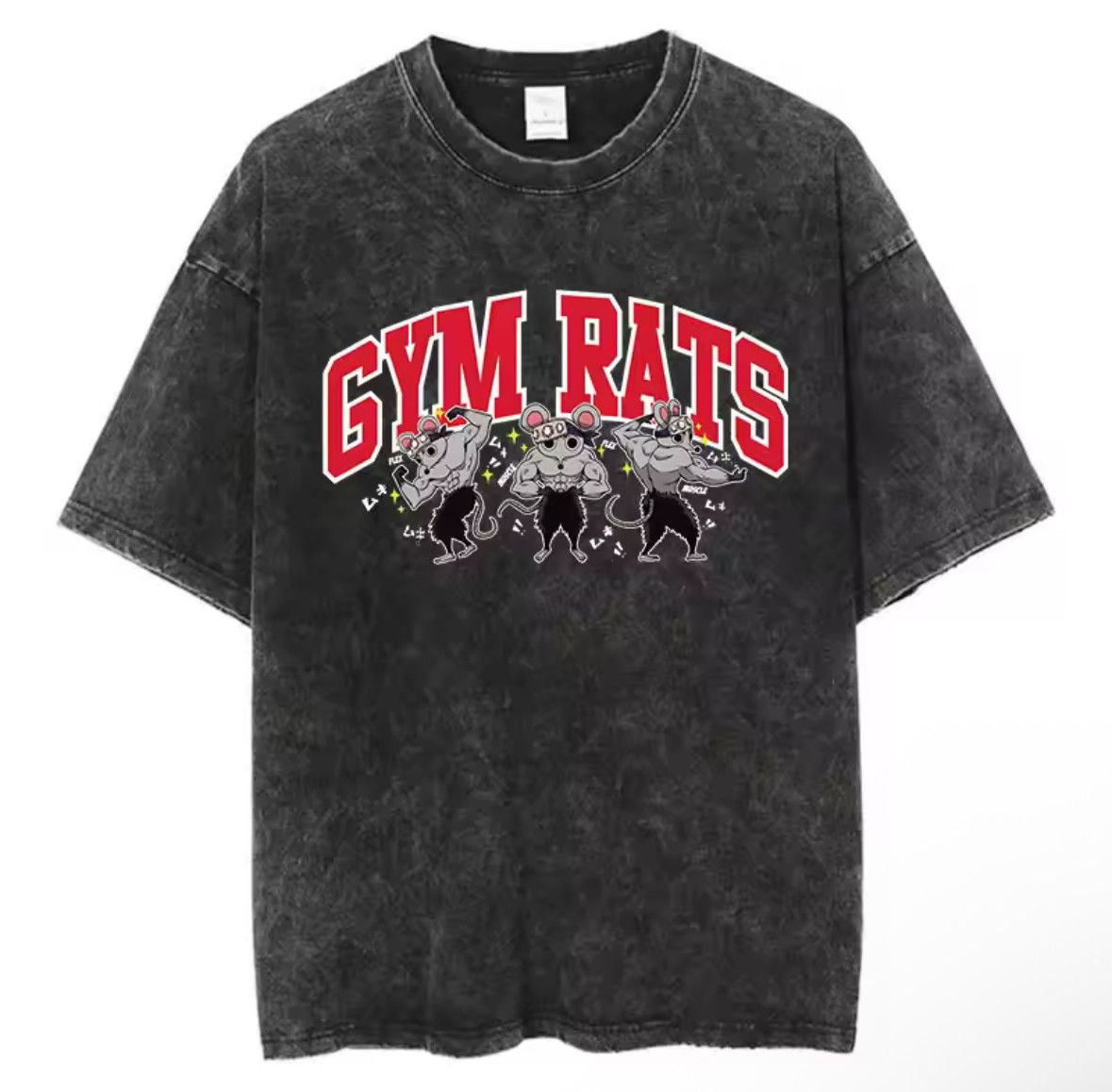 Other Hip Hop Vintage Demon Gym Rats Graffiti Washed T Shirt Hoodie, Sweatshirt | PodTeesHub.com