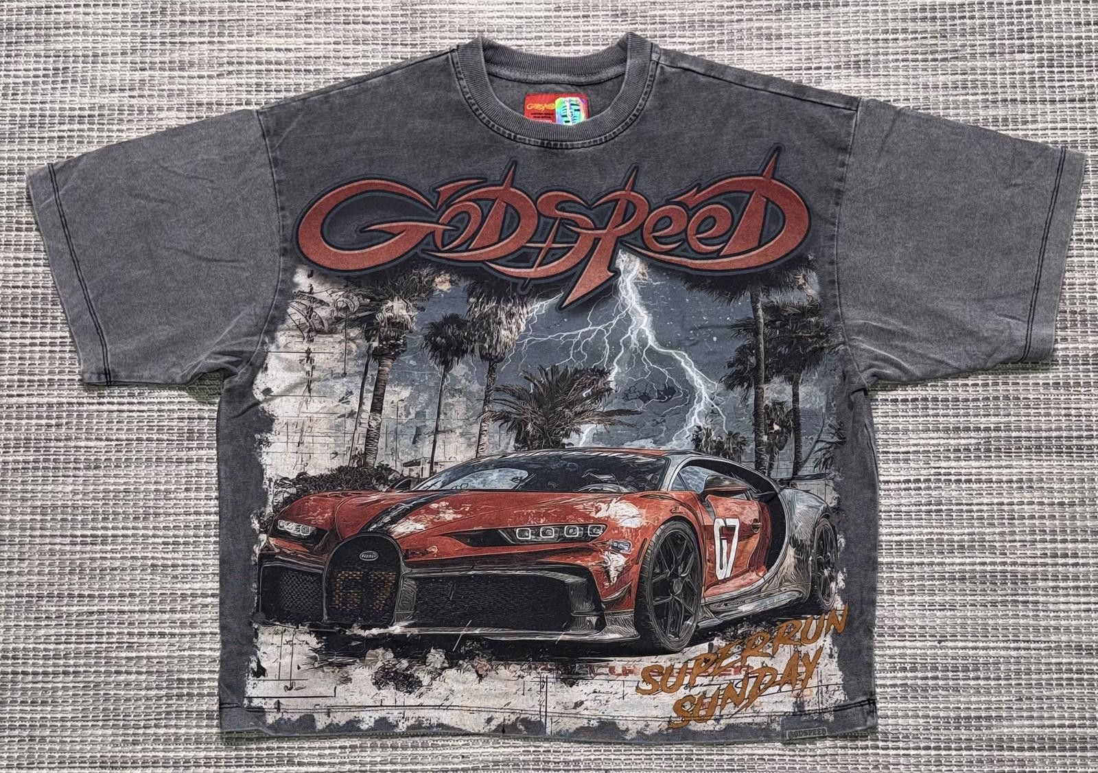 Godspeed Grey Wash Gatti Miami Superrun Tee Hoodie, Sweatshirt | PodTeesHub.com