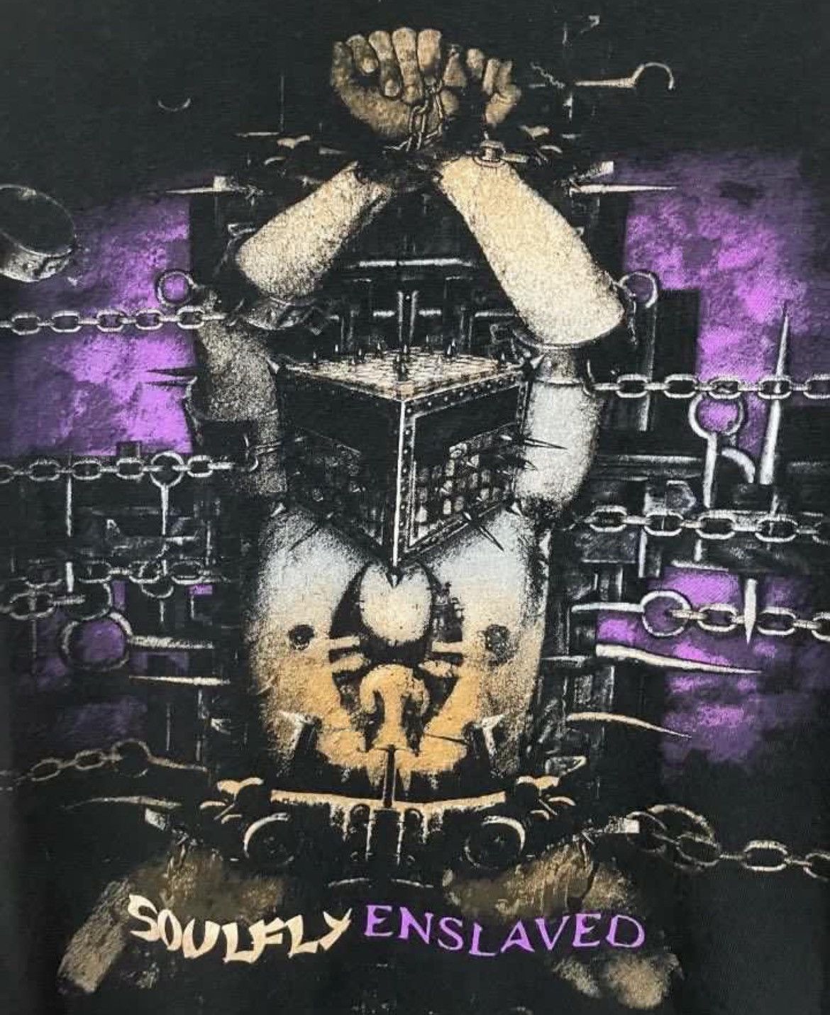Band Tees Soulfly Enslaved 15 Years Of Metal Tee Hoodie, Sweatshirt | PodTeesHub.com
