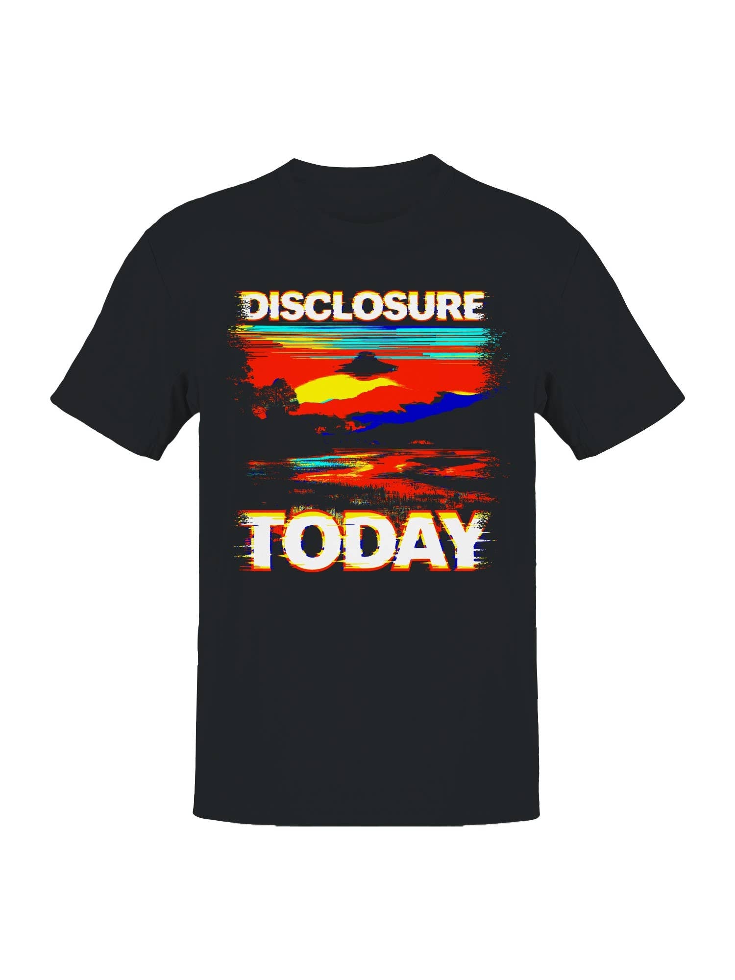Ufo Sunset: Disclosure Today Men's T-Shirt Hoodie, Sweatshirt | PodTeesHub.com
