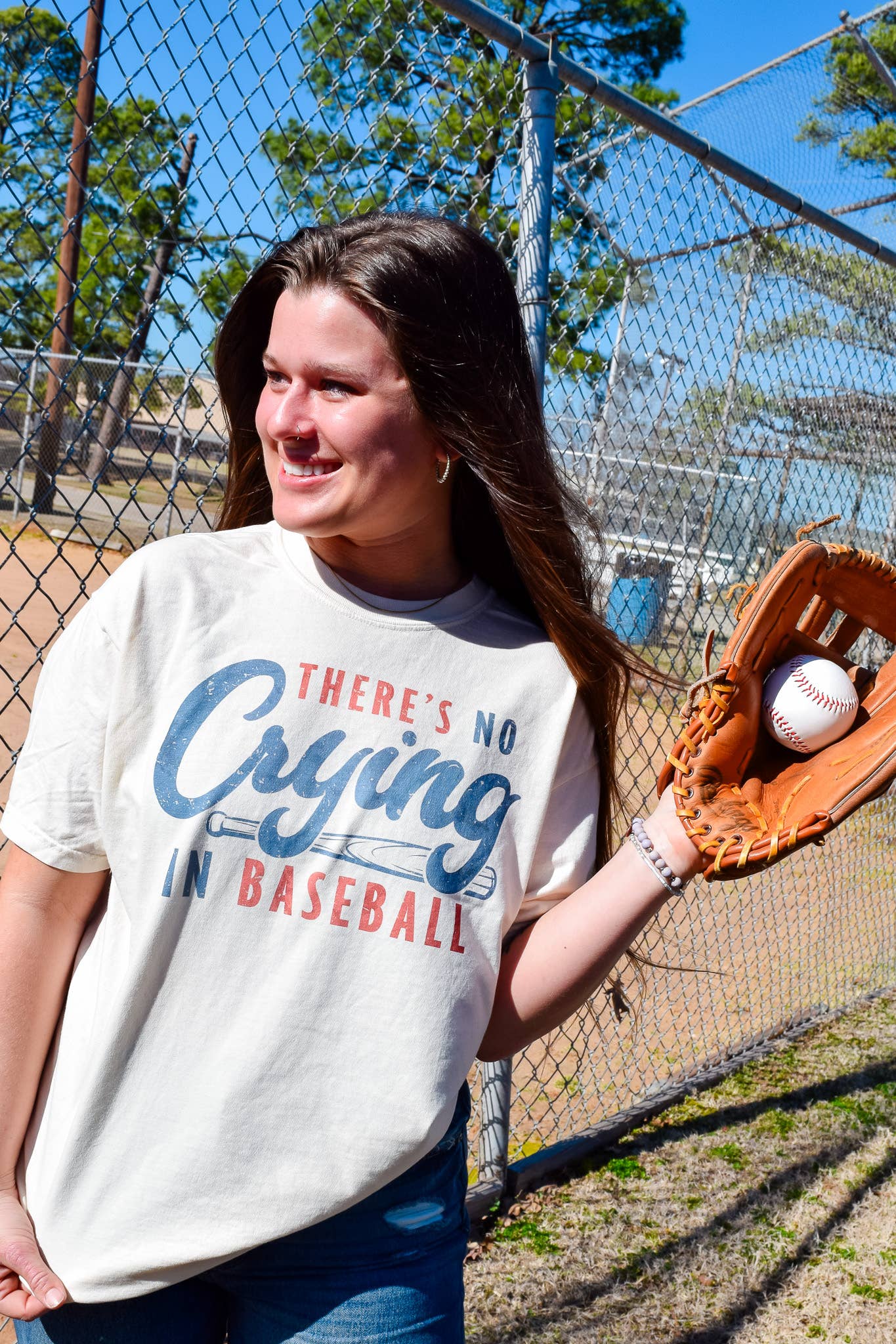 There's No Crying in Baseball Graphic Tee Hoodie, Sweatshirt | PodTeesHub.com