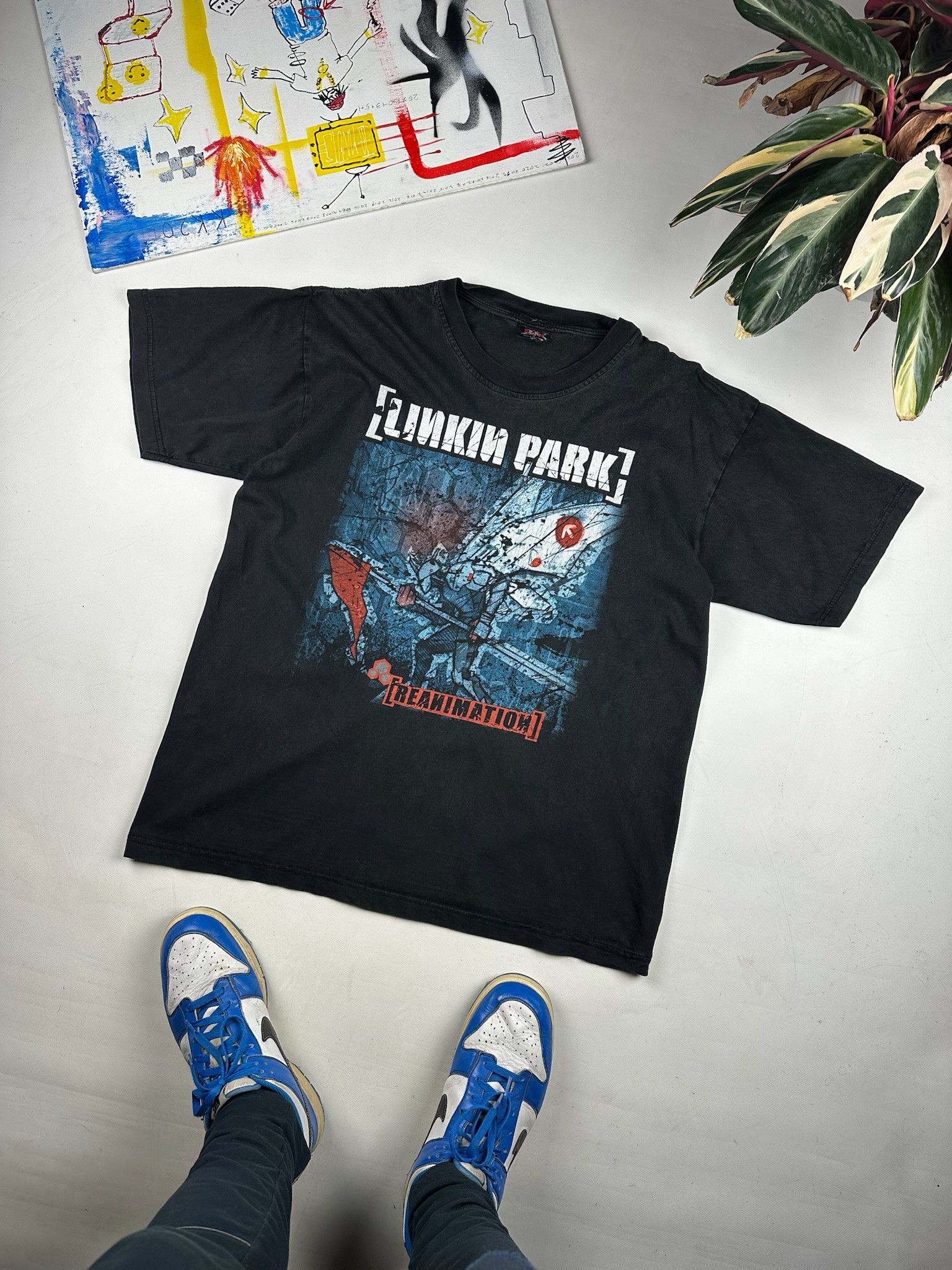 Band Tees Vintage 2000s Linkin Park Reanimation Album Promo T Shirt Hoodie, Sweatshirt | PodTeesHub.com