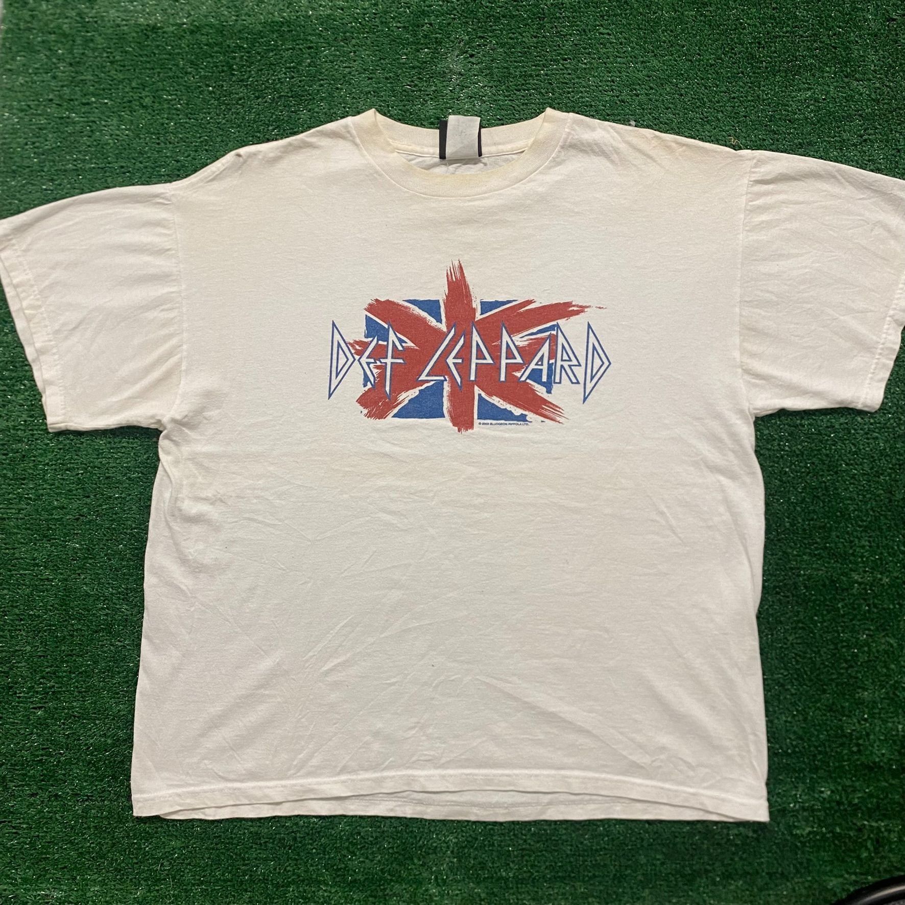 Band Tees Def Leppard Band Tee Vintage 90s Rock Metal Tee Hoodie, Sweatshirt | PodTeesHub.com