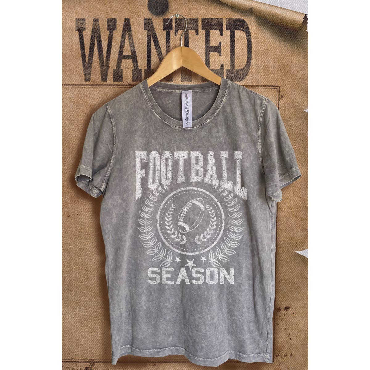Foodball Season Mineral Wash Vintage Graphic  Tee Hoodie, Sweatshirt | PodTeesHub.com