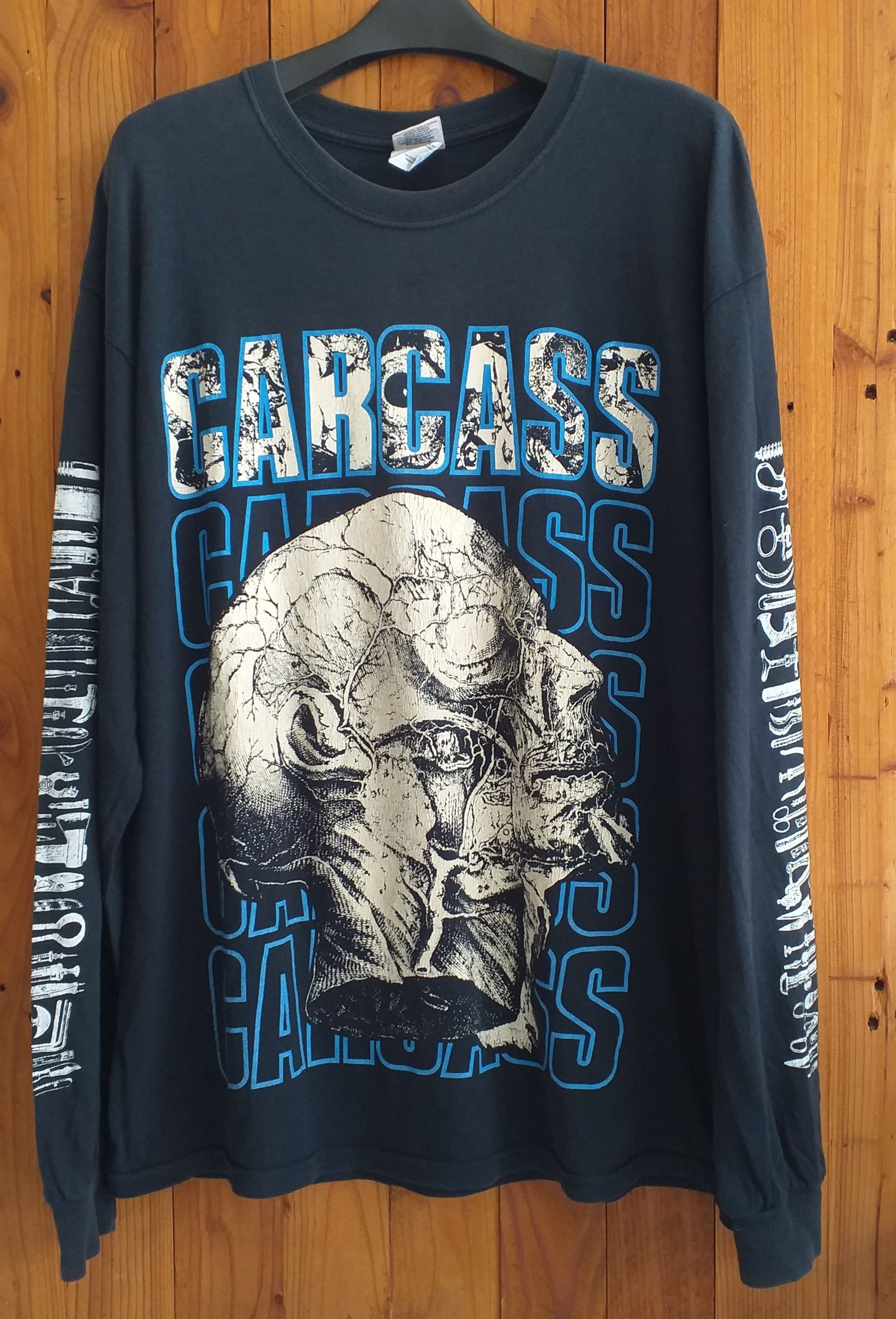 Band Tees Vintage Carcass Long Sleeve 2009 Y2k T Shirt Hoodie, Sweatshirt | PodTeesHub.com
