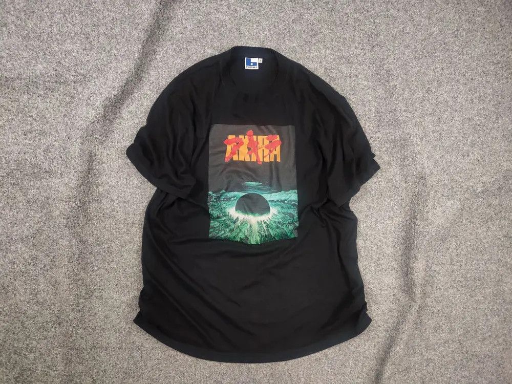 Anime Vintage Akira Neo Tokyo Explosion Logo Anime Black T Shirt Hoodie, Sweatshirt | PodTeesHub.com