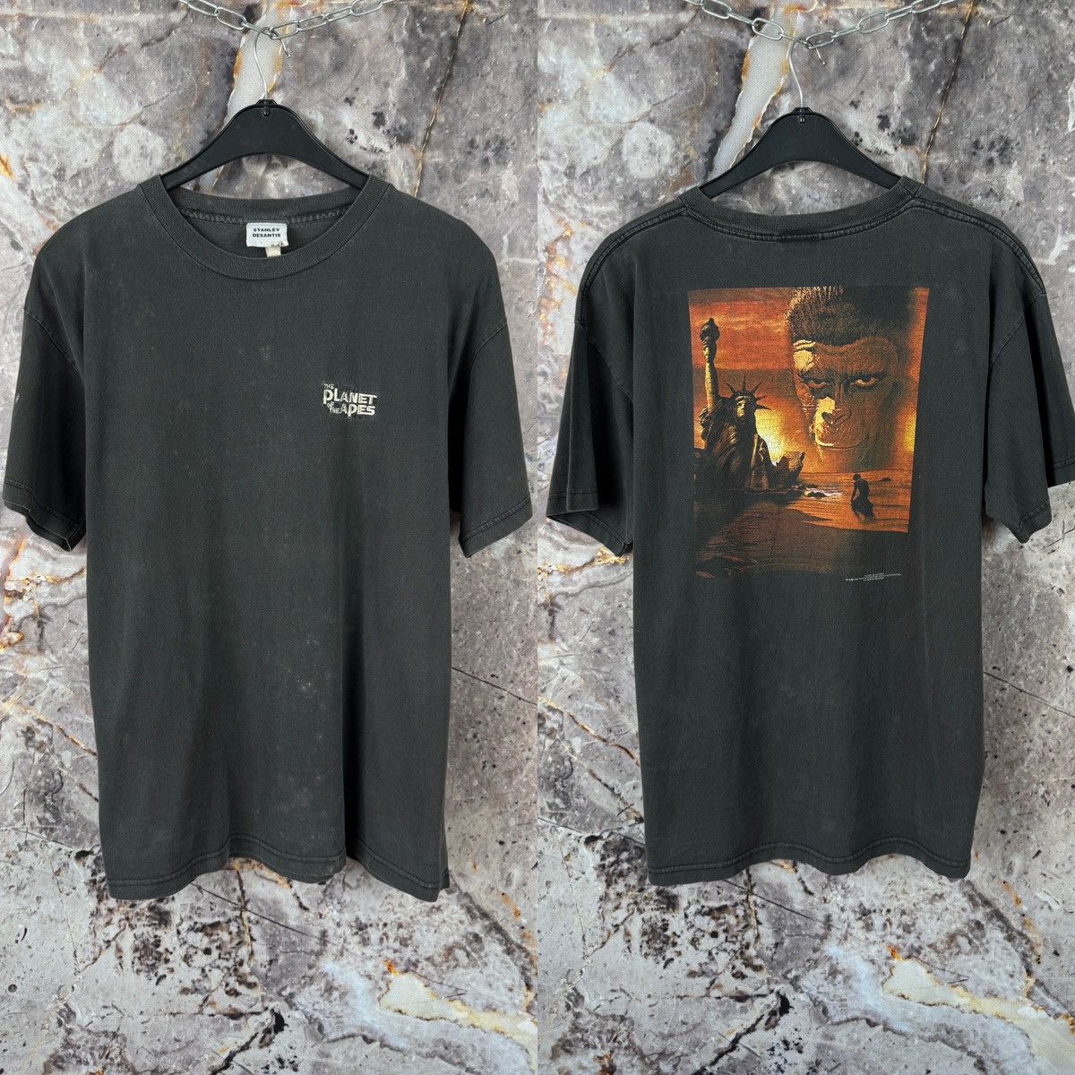 Vintage The Planet Of The Apes 1998 Vintage Film T Shirt Size Xl Hoodie, Sweatshirt | PodTeesHub.com