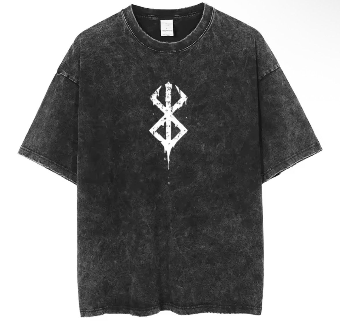 Japanese Brand Vintage Goth Warrior Sword Print Distressed Washed T Shirt Hoodie, Sweatshirt | PodTeesHub.com